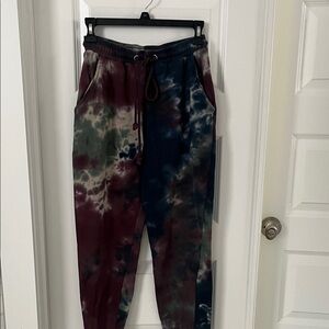 Hyfve Drawstring Waist Tie Dye Sweatpants